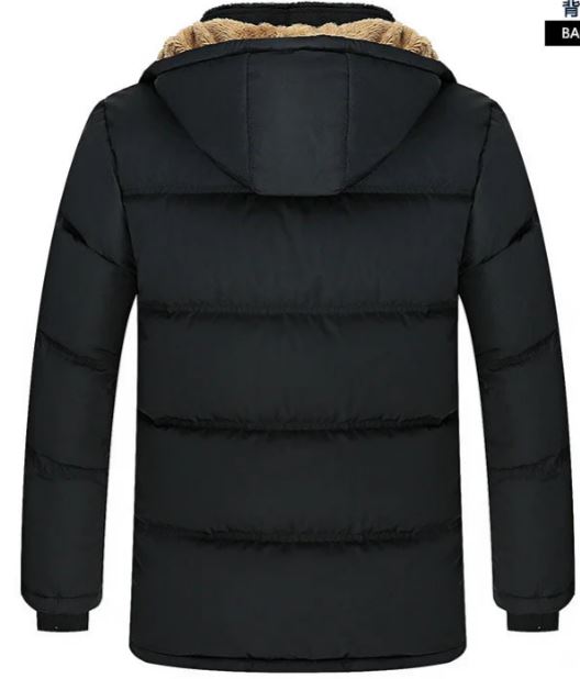 Manteau coupe-vent d'hiver pour hommes en coton