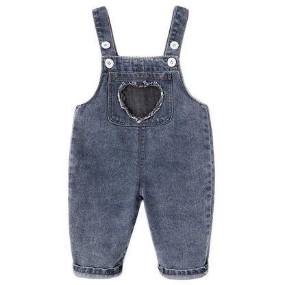 Jeans taille élastique pour enfants pour filles de 1 à 5 ans