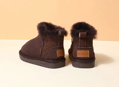 Bottes de neige d'hiver chaudes pour enfants