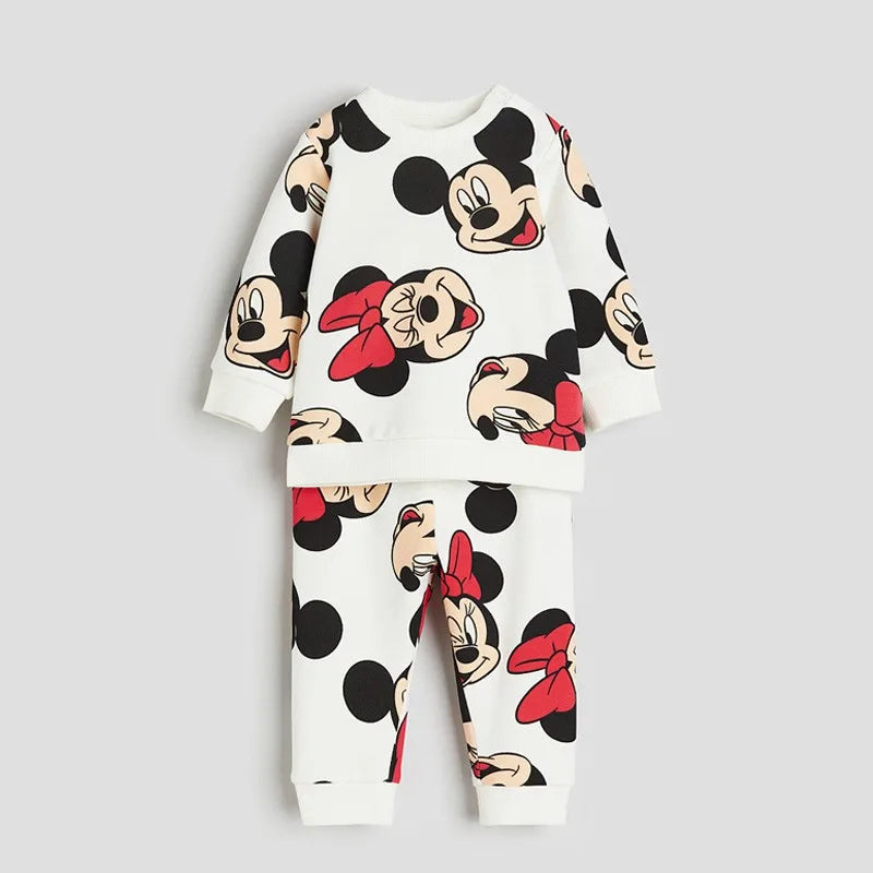 Ensemble de vêtements de dessins animés pour enfants et filles