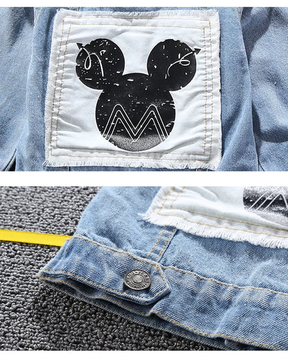 Veste en jean Mickey pour enfant