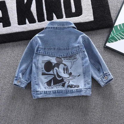 Veste en jean Mickey pour enfant