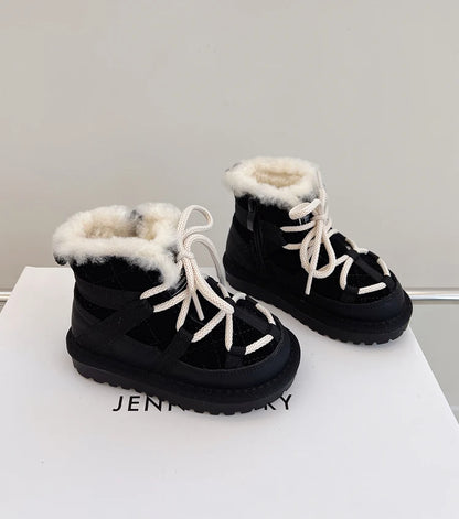 Bottes de neige antidérapantes d'hiver pour enfants