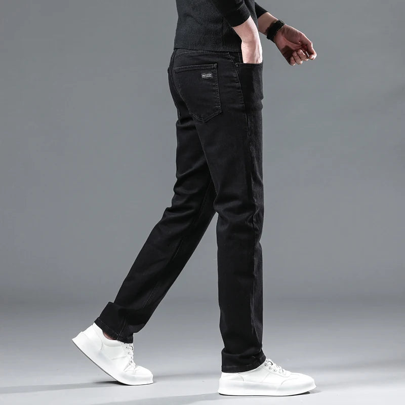 Jean Slim Fit En Polaire Stretch Pour Homme