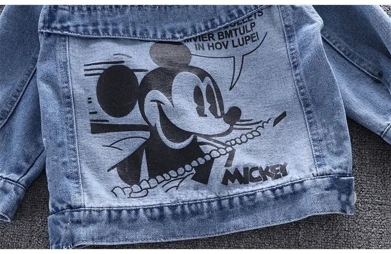 Veste en jean Mickey pour enfant