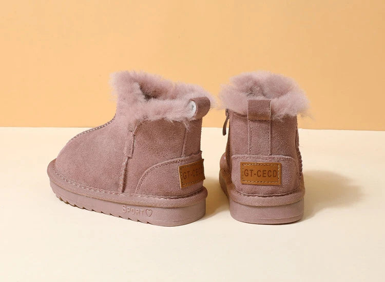 Bottes de neige d'hiver chaudes pour enfants