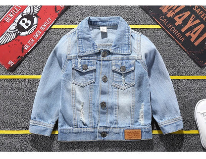 Veste en jean Mickey pour enfant