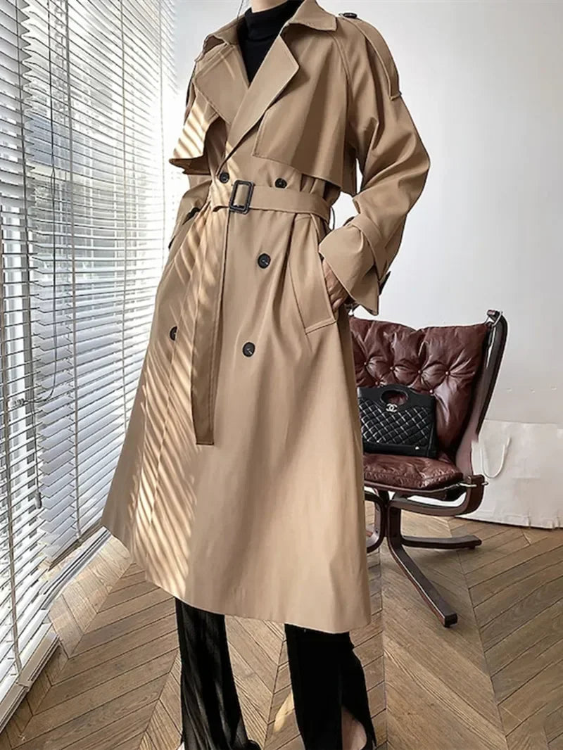 Manteau long classique pour femme