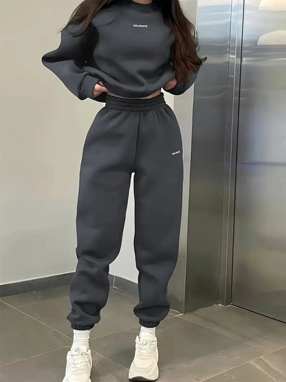 Ensemble sweat à capuche et pantalon pour femme