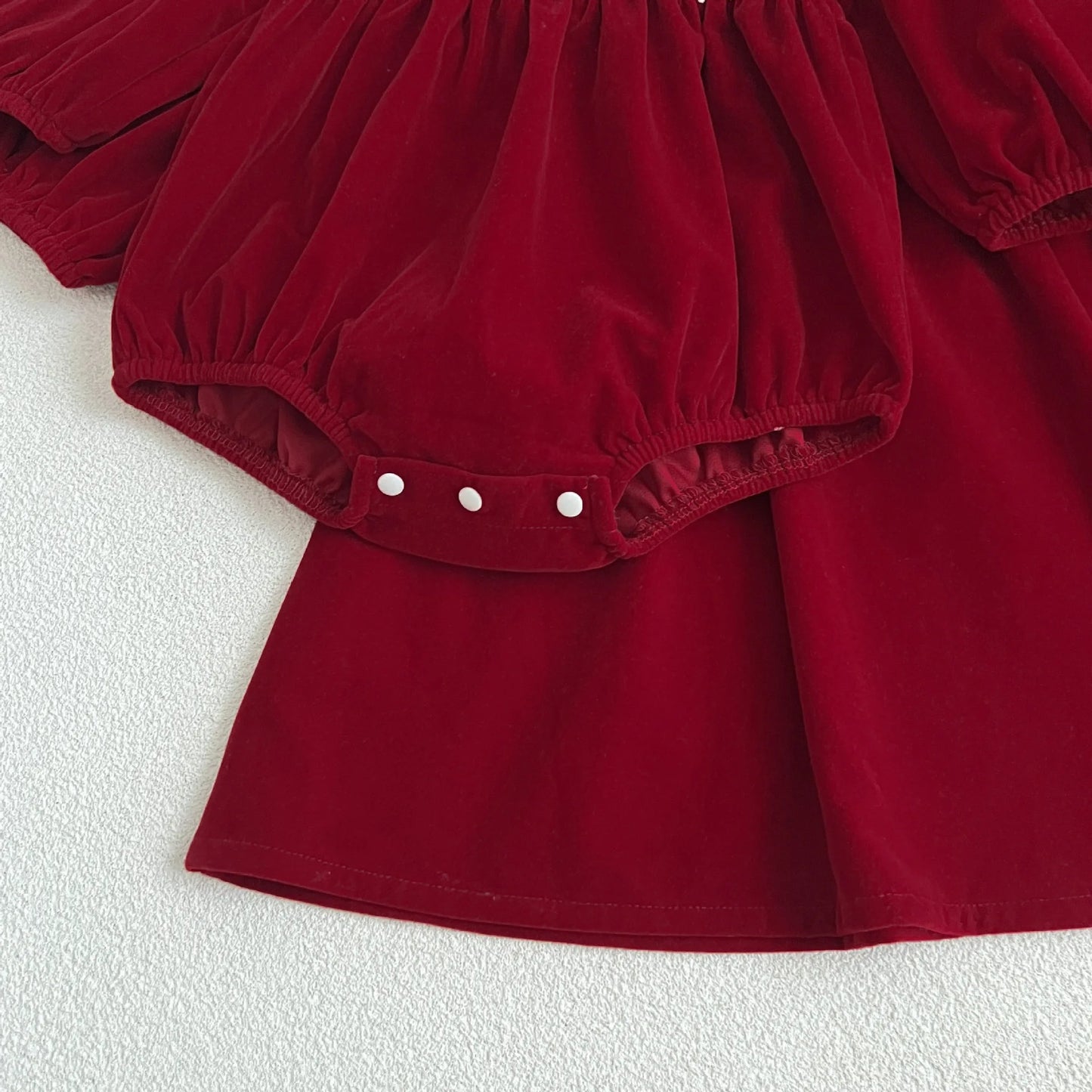 Red dress for baby girls from 3 months to 6 years