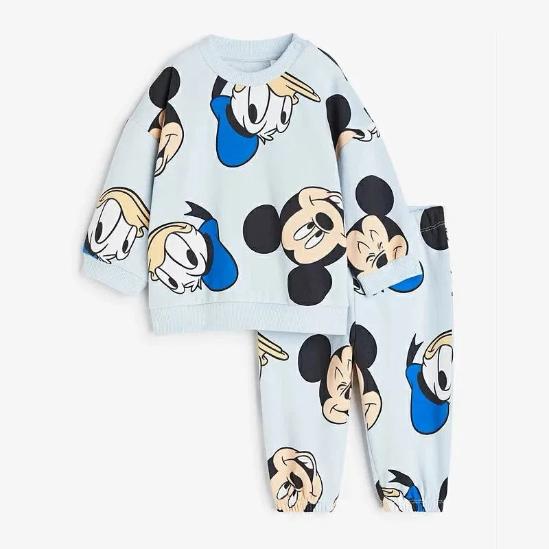 Ensemble de vêtements de dessins animés pour enfants et filles