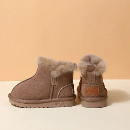 Bottes de neige d'hiver chaudes pour enfants