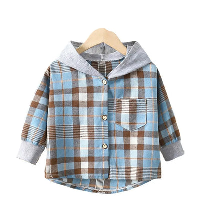 Chemise à carreaux pour enfants