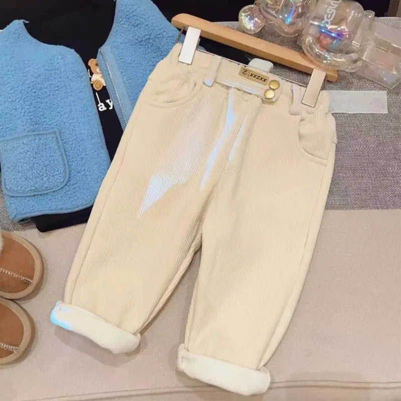 Pantalon en velours côtelé pour enfants