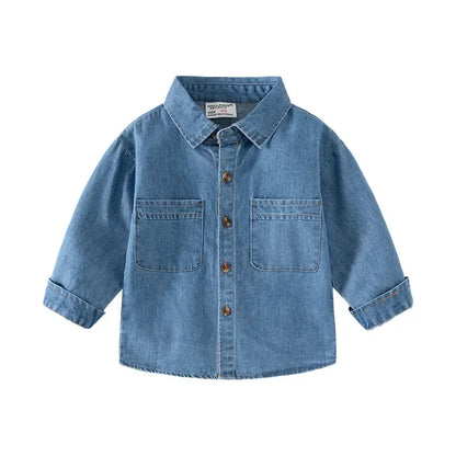 Chemise en jean enfant garçon de 2 à 6 ans