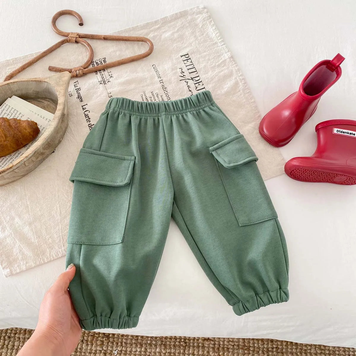 Pantalons longs pour bébés de 9 mois à 3 ans printemps et automne