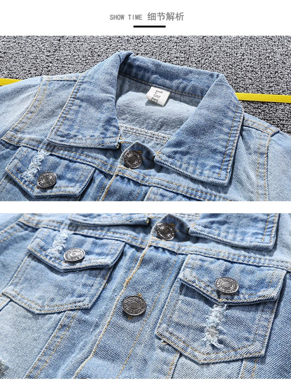 Veste en jean Mickey pour enfant