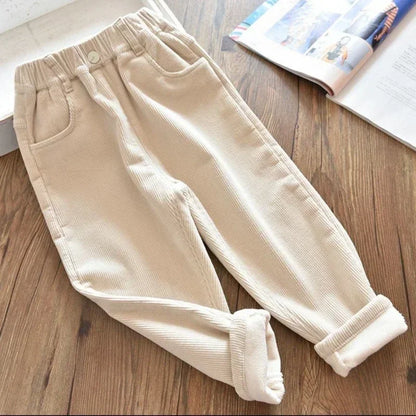 Pantalon en velours côtelé pour enfants