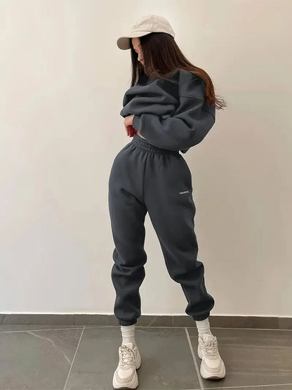 Ensemble sweat à capuche et pantalon pour femme