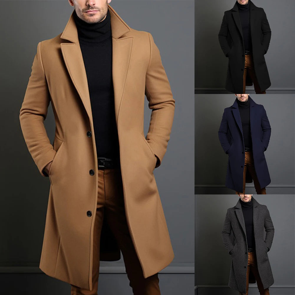 Manteau luxueux pour hommes en automne/hiver