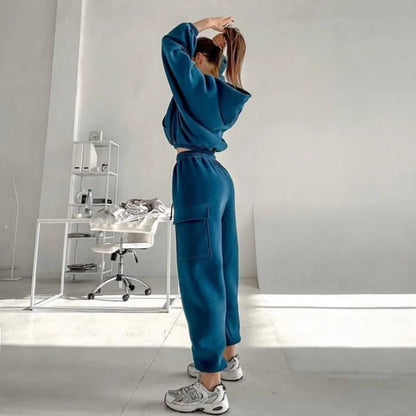 Ensemble sweat à capuche et pantalon pour femme