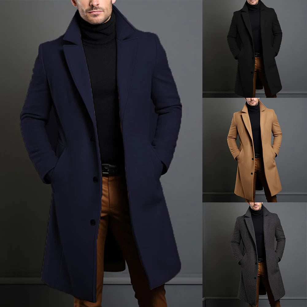 Manteau luxueux pour hommes en automne/hiver