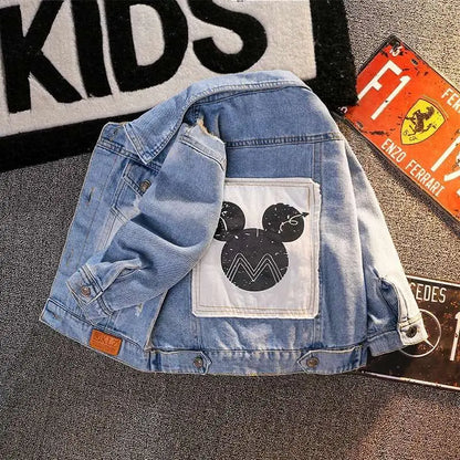 Veste en jean Mickey pour enfant