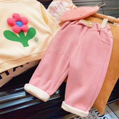 Pantalon en velours côtelé pour enfants