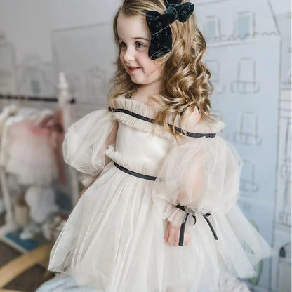 Robe de princesse classique pour fêtes pour filles de 1 à 14 ans