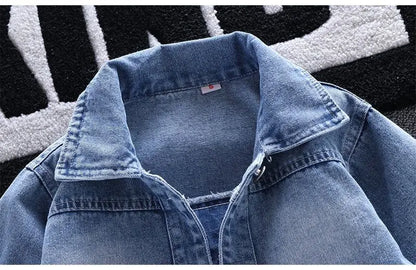 Veste en jean Mickey pour enfant