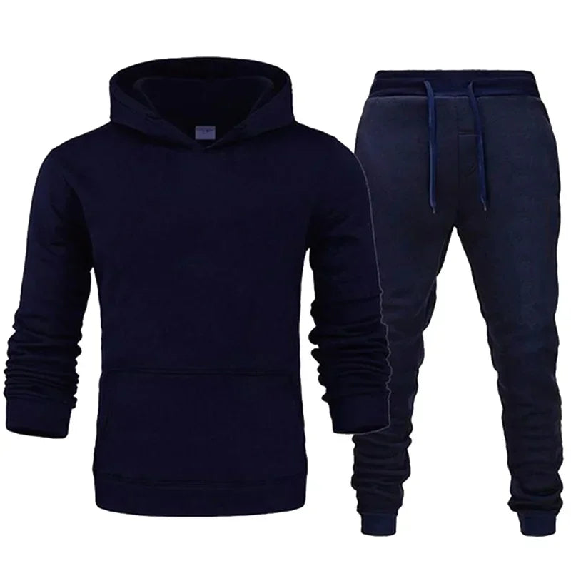 Ensemble pantalon + sweat à capuche pour homme