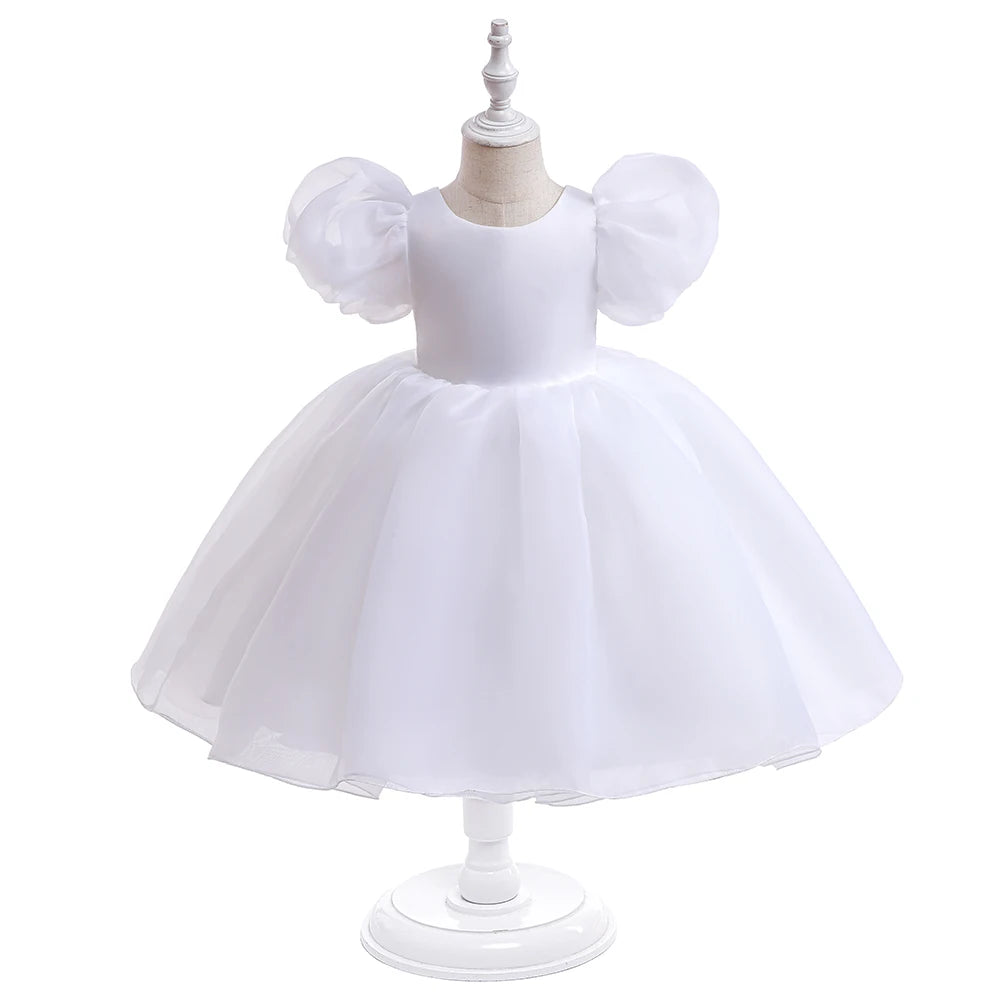 Robe de princesse en tulle pour fille de 2 à 8 ans pour fête et mariage