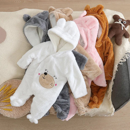 Combinaison en coton pour bébés de 0 à 2 ans sont chaudes et épaisses