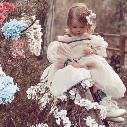 Robe de princesse classique pour fêtes pour filles de 1 à 14 ans