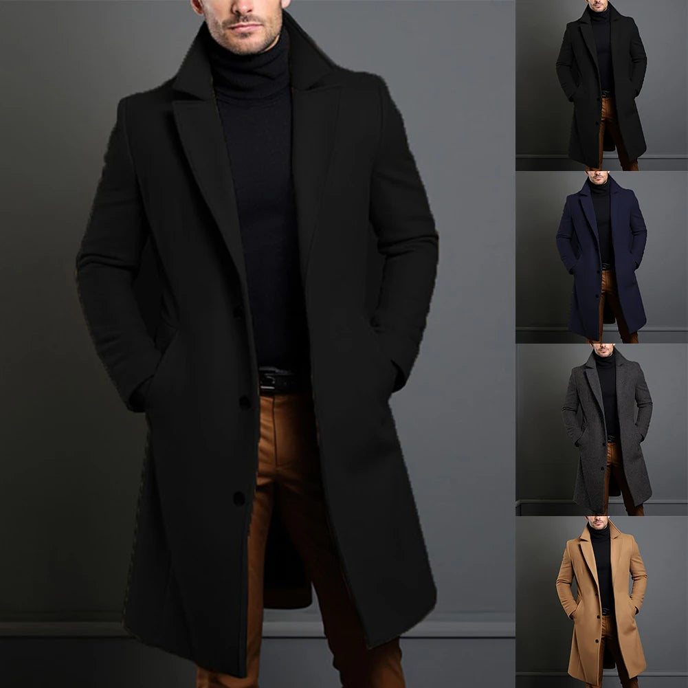 Manteau luxueux pour hommes en automne/hiver