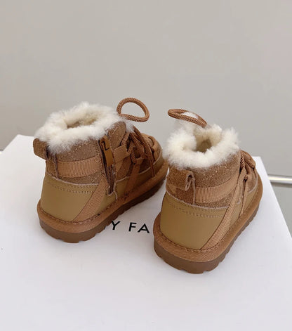 Bottes de neige antidérapantes d'hiver pour enfants