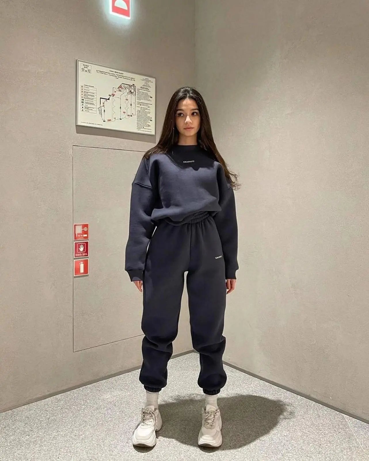 Ensemble sweat à capuche et pantalon pour femme