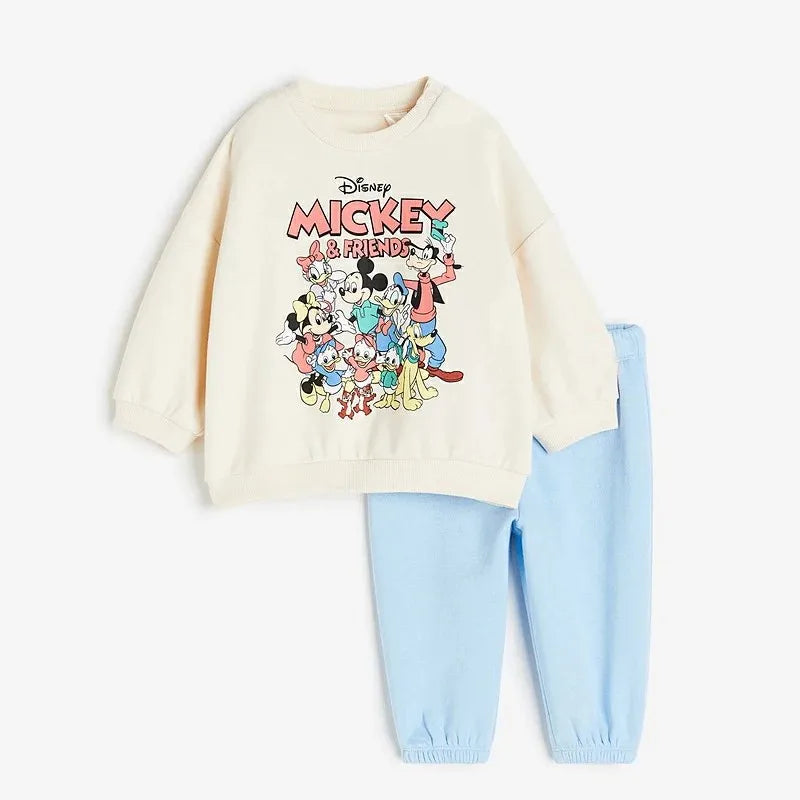 Ensemble de vêtements de dessins animés pour enfants et filles