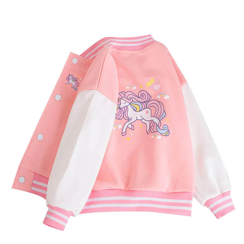 Cartoon jacket for girls 3-12 years old