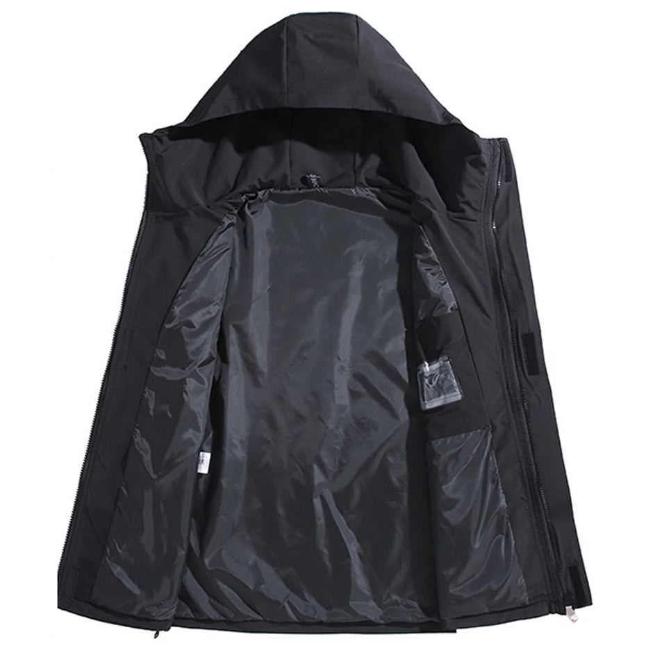 Veste coupe-vent imperméable homme grande taille 10XL 12XL