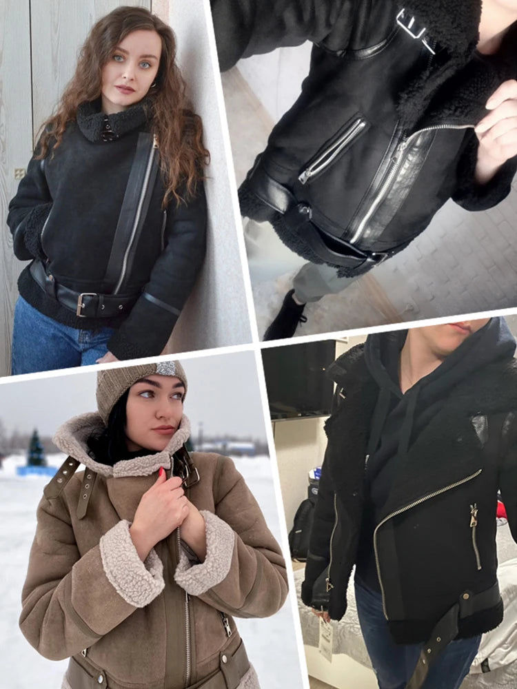 Veste polaire épaisse pour femme