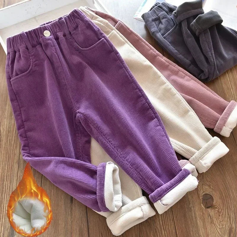 Pantalon en velours côtelé pour enfants