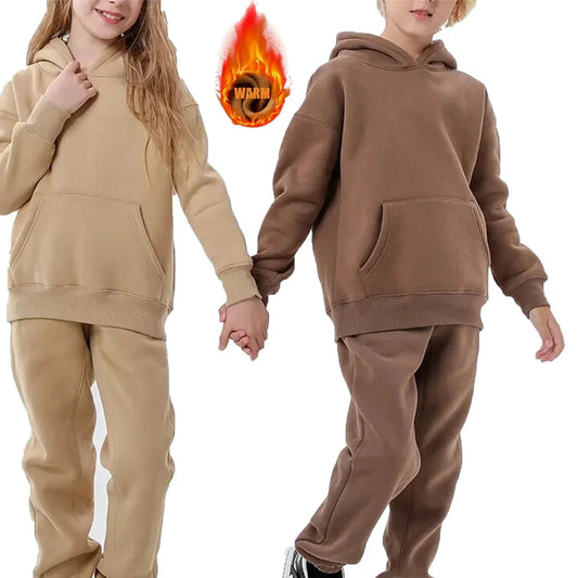 Ensemble 2 pièces sweat à capuche + pantalon pour enfants de 1 à 6 ans