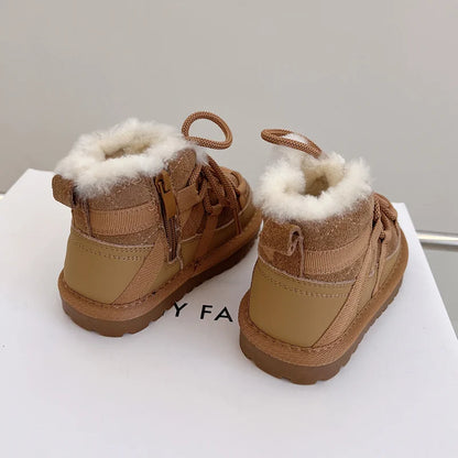 Bottes de neige antidérapantes d'hiver pour enfants