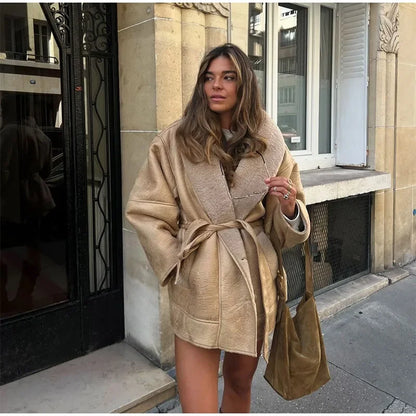 Manteau épais pour femme