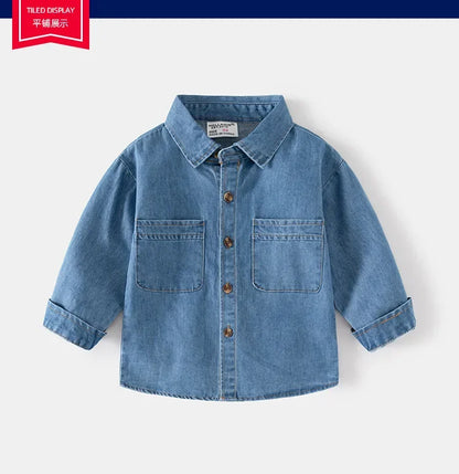 Chemise en jean enfant garçon de 2 à 6 ans