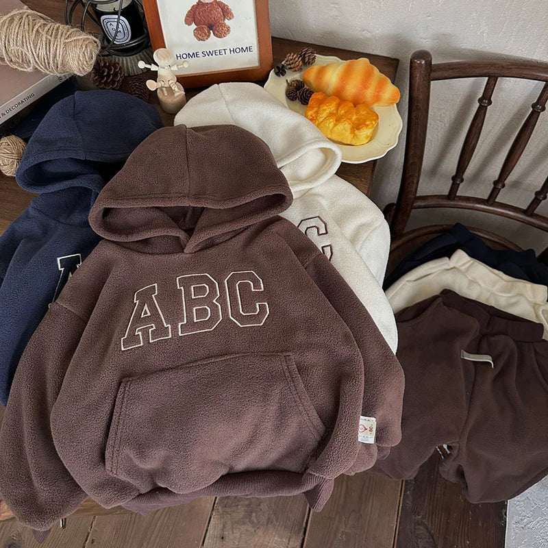 Ensemble sweat à capuche et pantalon enfant de 1 à 7 ans