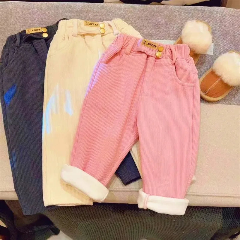 Pantalon en velours côtelé pour enfants