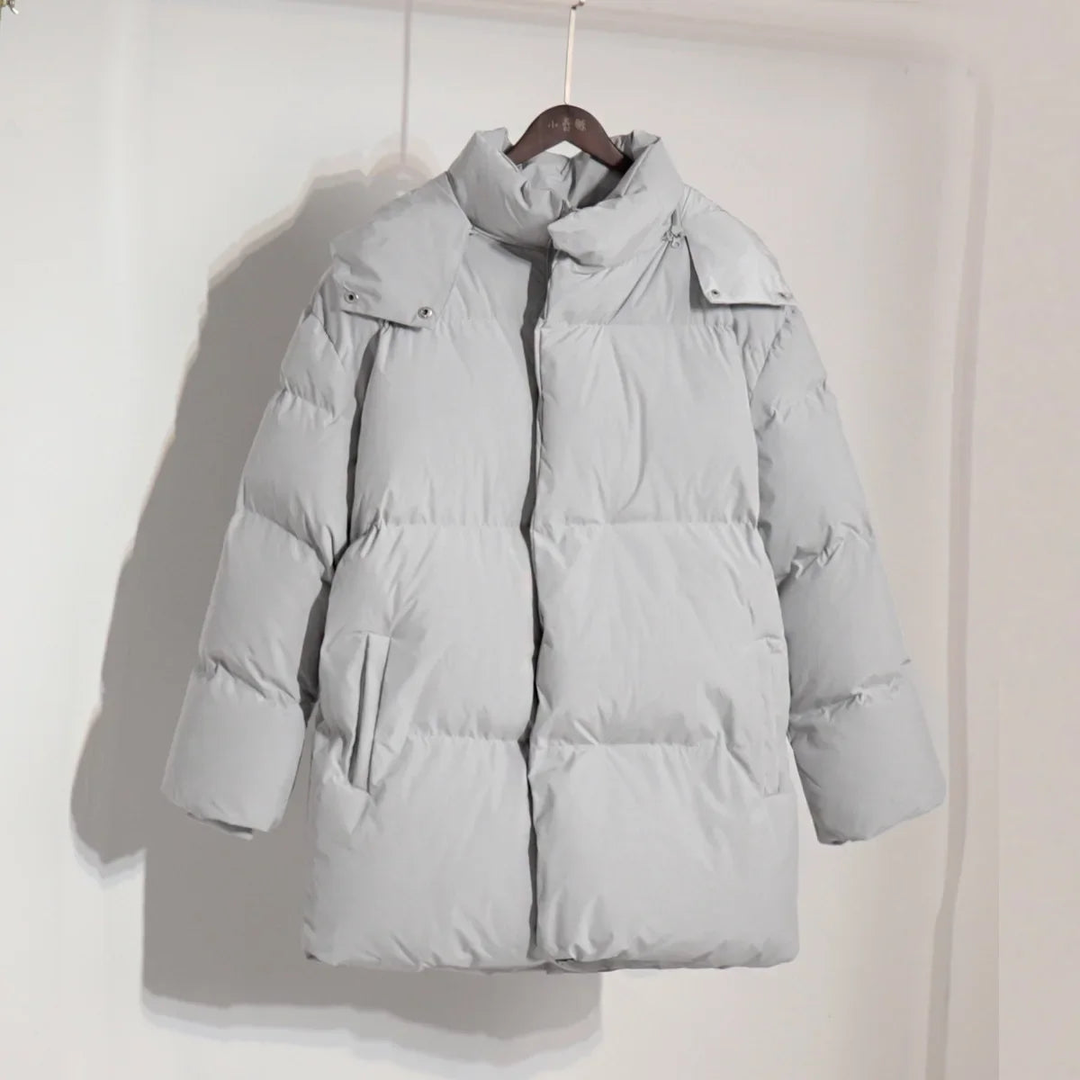 Women's Down Jacket Warmth Fashionable Loose Comfortable Solid Cotton Jacket 2024 New Autumn Winter Casual Simple Daily Overwear