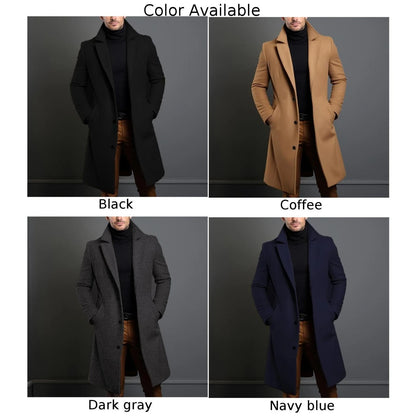 Manteau luxueux pour hommes en automne/hiver